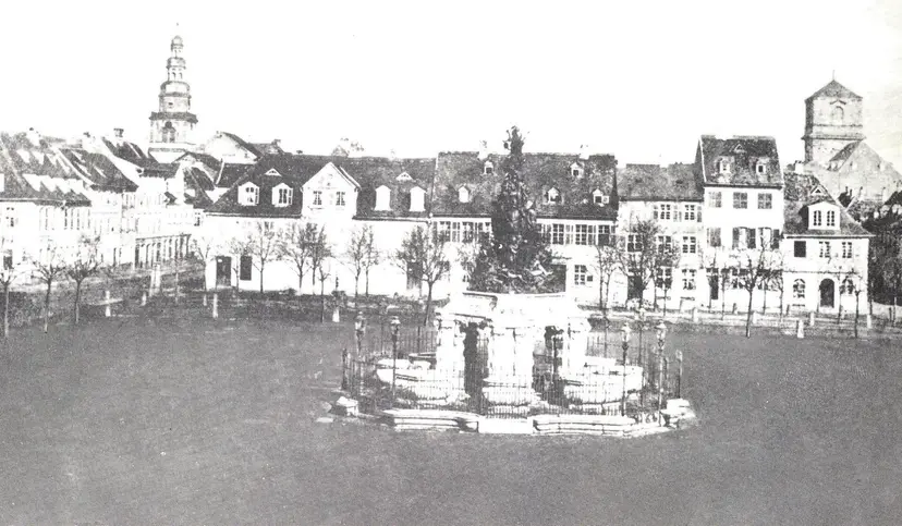 Der Paradeplatz im Zentrum der Mannheimer Quadrate